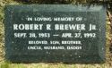 Robert R Brewer Jr - Headstone