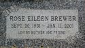 Rose E. Killin Brewer - Headstone